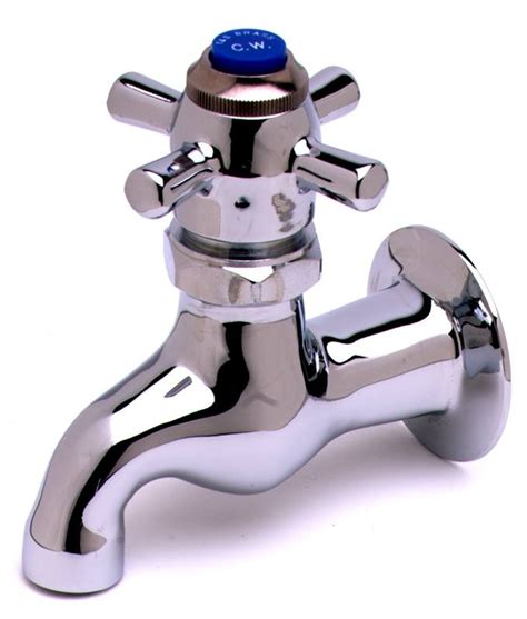 T s brass - 4" wall mount mixing faucet with chrome plated brass body, swivel outlet (less nozzle), compression cartridges with spring checks, lever handles, 1/2" NPT male inlets and chrome plated escutcheon. Certified to ASME A112.18.1/CSA B125.1, NSF 61-Section 9 and NSF 372. Meets ADA ANSI/ICC A117.1 requirements.